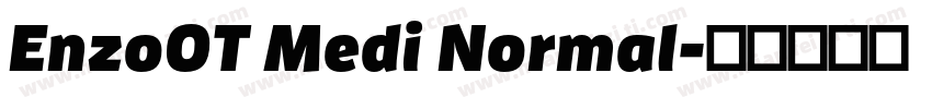 EnzoOT Medi Normal字体转换